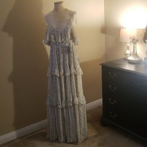 COPY - Boho Maxi Wedding Needle & Thread Dress